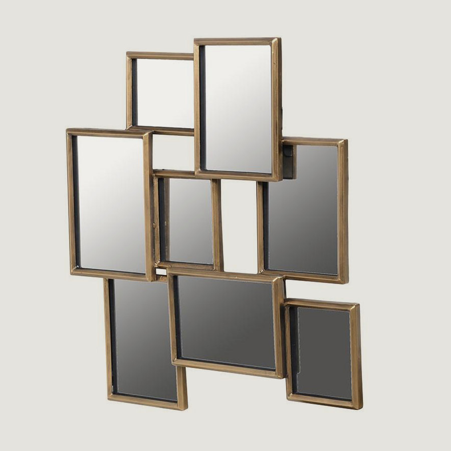 Bailey Abstract Square Mirror