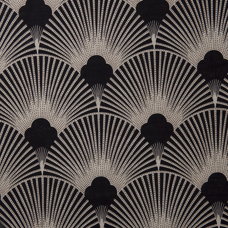 Deco Black Velvet Fabric  Gill Nono – Gill Nono Bespoke Spaces
