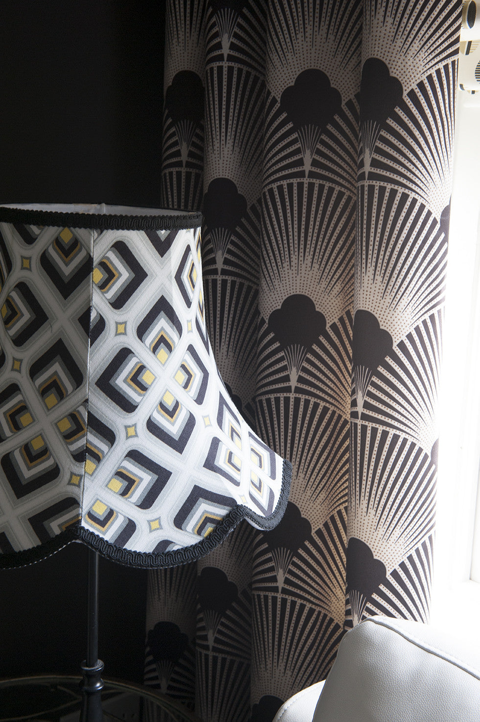 Deco Black Velvet Fabric Gill Nono Gill Nono Bespoke Spaces deco-black-velvet-fabric-gill-nono-gill-nono-bespoke-spaces