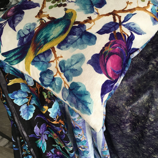 Victoria & Albert's amazing designs on fabric and cushions