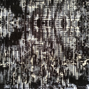 wired black velvet fabric