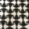 Topsy Turvy Noir Black Linen Fabric