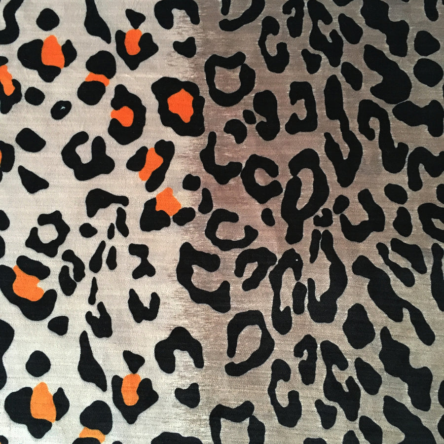 Orange Cheetah Pop Velvet