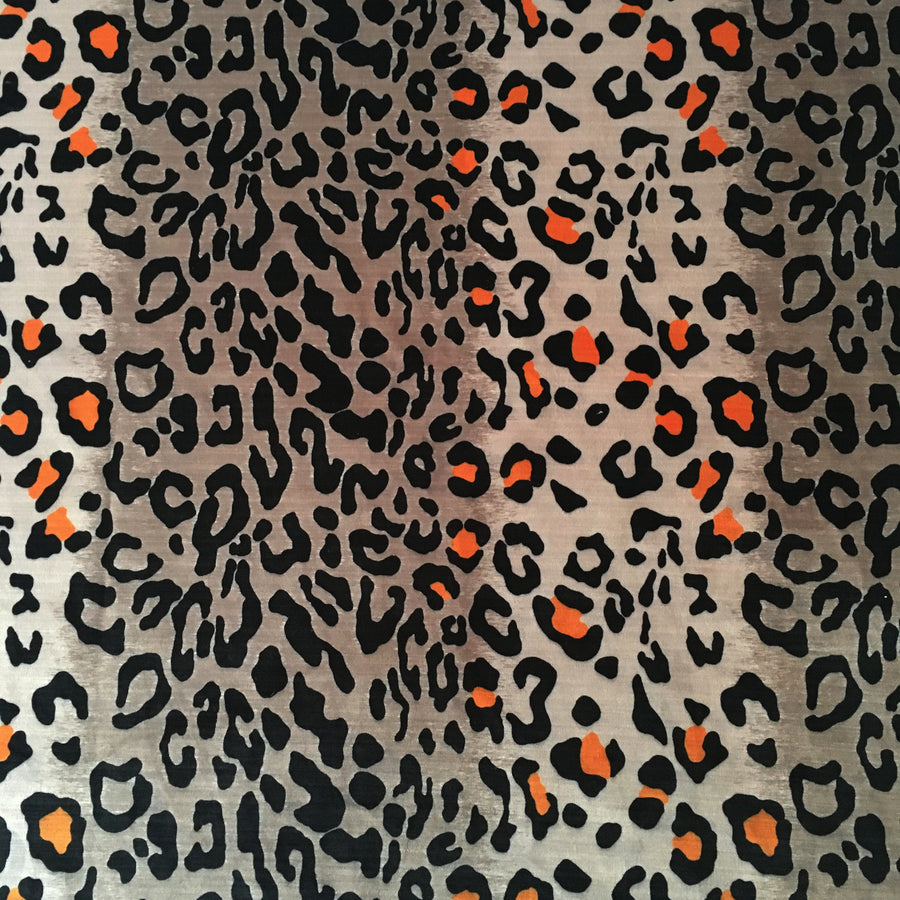 Orange Cheetah Pop Velvet