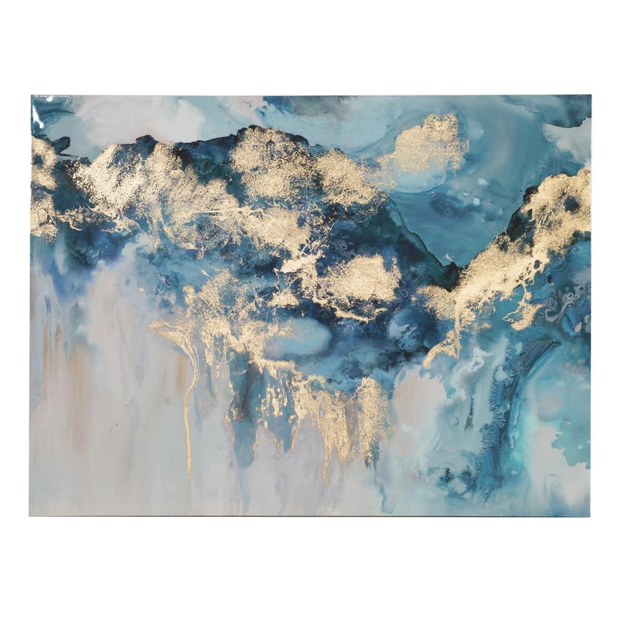 Moody Blue Art Canvas