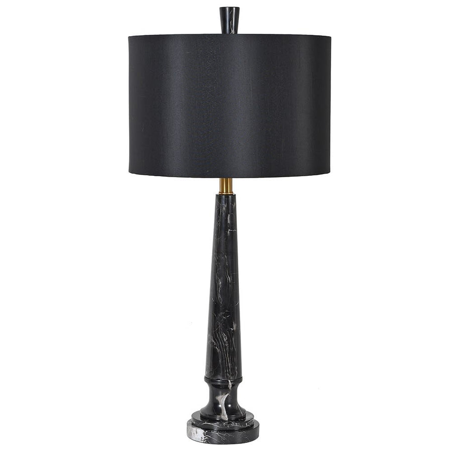 Prestbury Black Marble Lamp