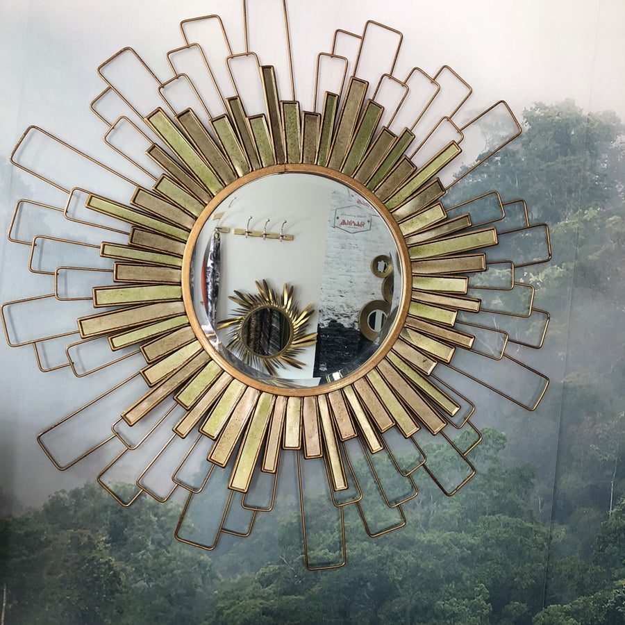 Misty Sunburst Mirror